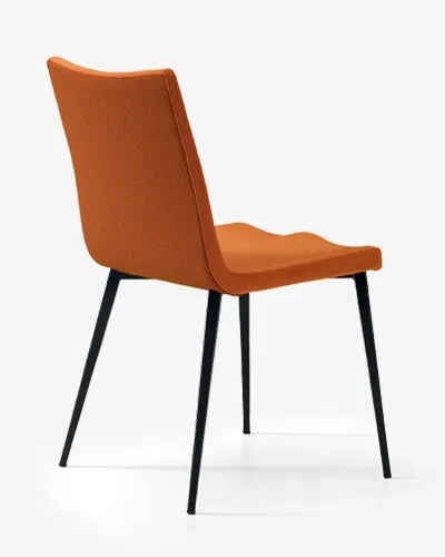 Sedia ergonomica con schienale - MADE IN ITALY. Colore Naturale, seduta  colore naturale - Cinius